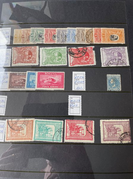 RUMÄNIEN: xx/x/o visir-album till ca 1950.
