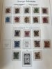 Samling 1855-1987 i två Leuchtturm-album, bla fin F37.