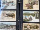 ÖSTERRIKE: samling 162st gamla vykort, bla gruss-aus.