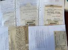 REICH: korrespondens bla Krigsfånge-brev till Sverige WW II.