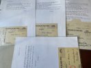 REICH: korrespondens bla Krigsfånge-brev till Sverige WW II.