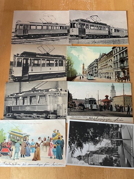 SPÅRVAGNAR: 30st i trevlig lot.