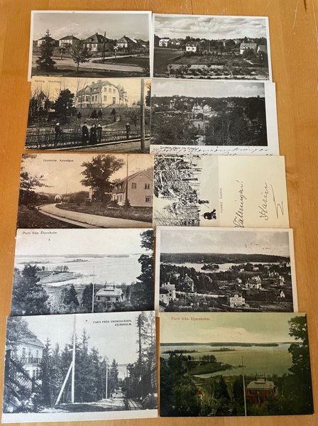 B-Län Djursholm och Danderyd; 48st gamla.