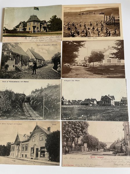 L-län Båstad; ca 60st gamla, bla flera "äkta foto"