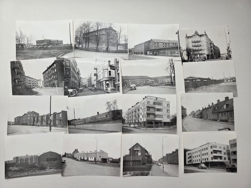 M-län Helsingborg; 24st foto 1960-tal (?), ej vykort.