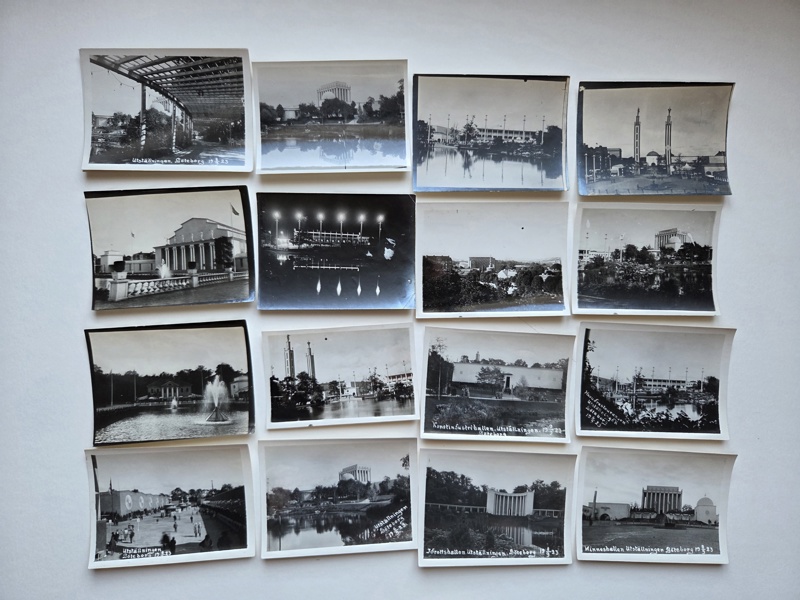 O-län Göteborg Utställningen 1923; 28st foto.