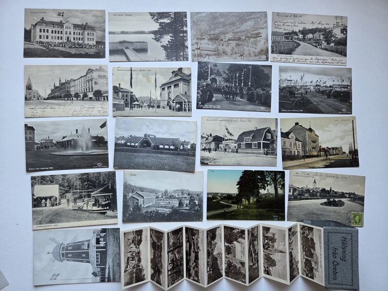 T-län Blandade orter; ca 175st gamla