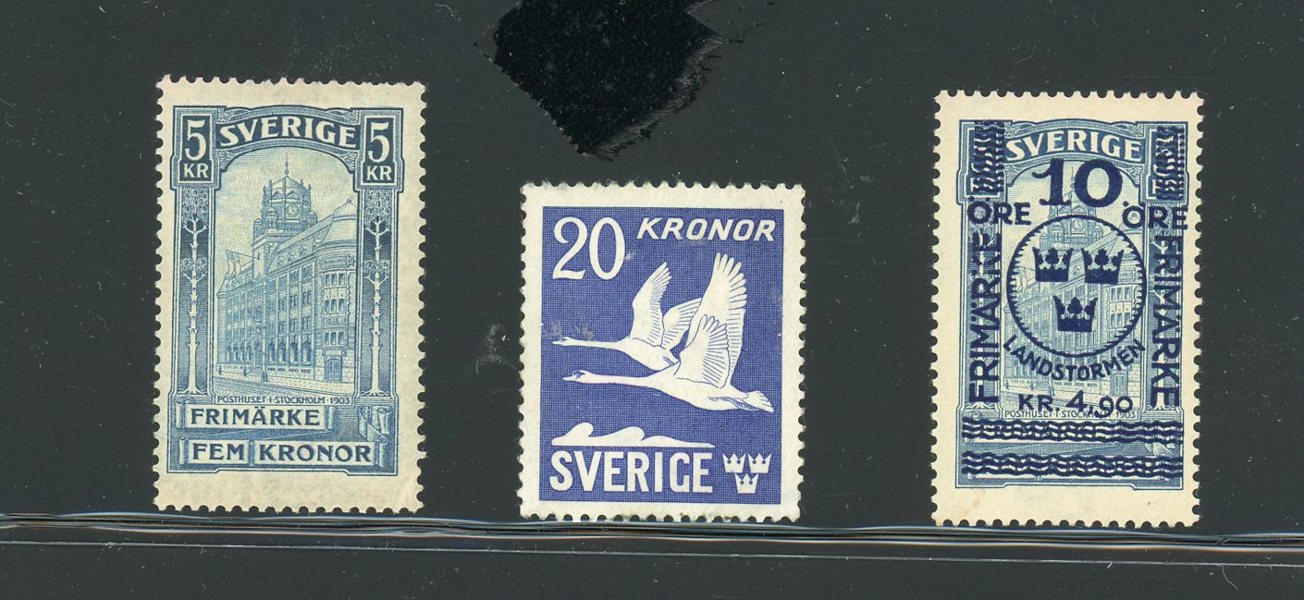 xx/x samling Oscar-1990tal i tre pärmar.