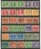 UPU-1933; lot på tre visir-blad.