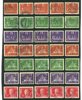 UPU-1933; lot på tre visir-blad.