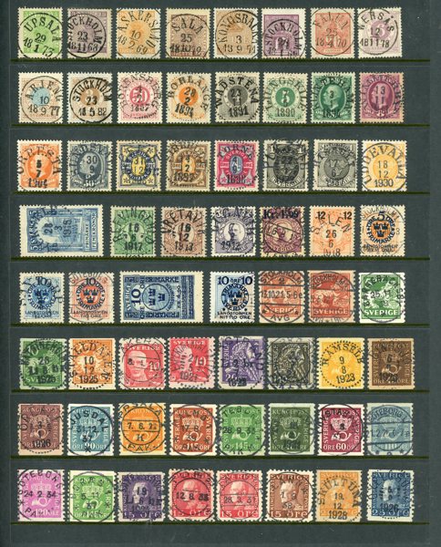 Mycket fin samling 1855 - 1969 i Leuchtturm-album.