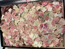 OSCAR 10 öre: ca 800gr blötade märken.