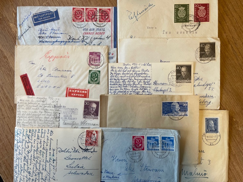 BUNDESPOST: ca 60st försändelser.