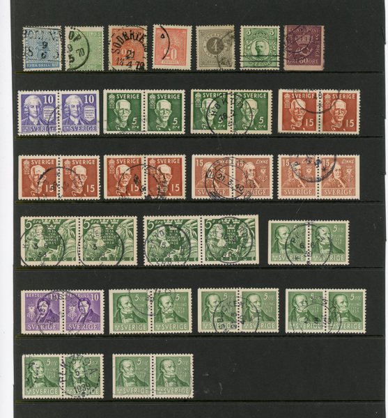 Lot Skilling - 1940tal, bla BC/CB-par inkl F320BC i praktex.