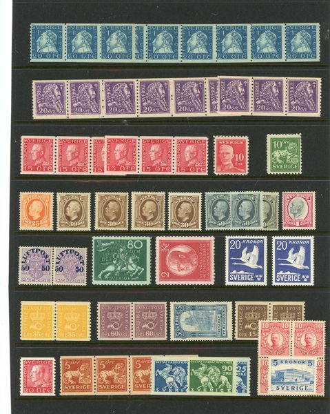 xx/x lot Oscar - 1940tal. Bla två xx ex F337C.