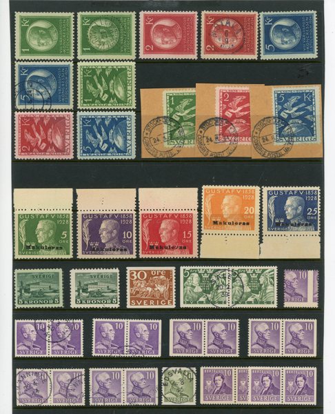 xx/x/o 1924-1950tal i två album, många bra märken!!
