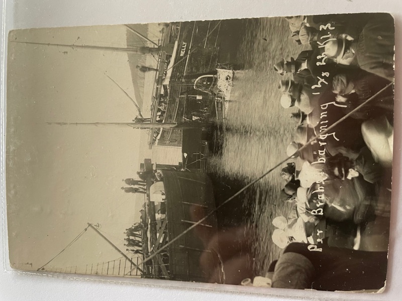Per Brahes Bärgning 1922, ej vyk.baksida.