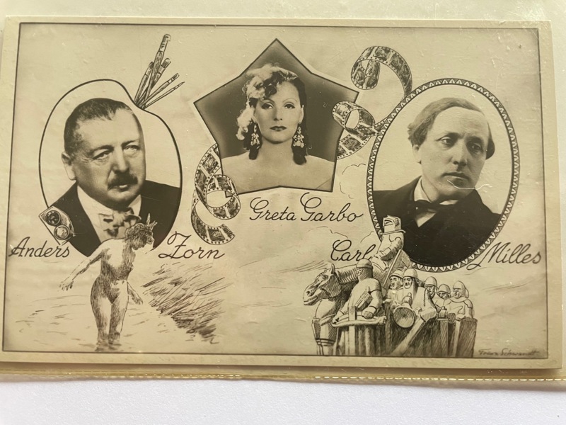 Berömda Svenska, Garbo, Milles och Zorn, ofrank.