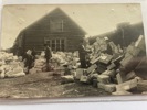 Karungi; Paket sorteras frankerat 1915.