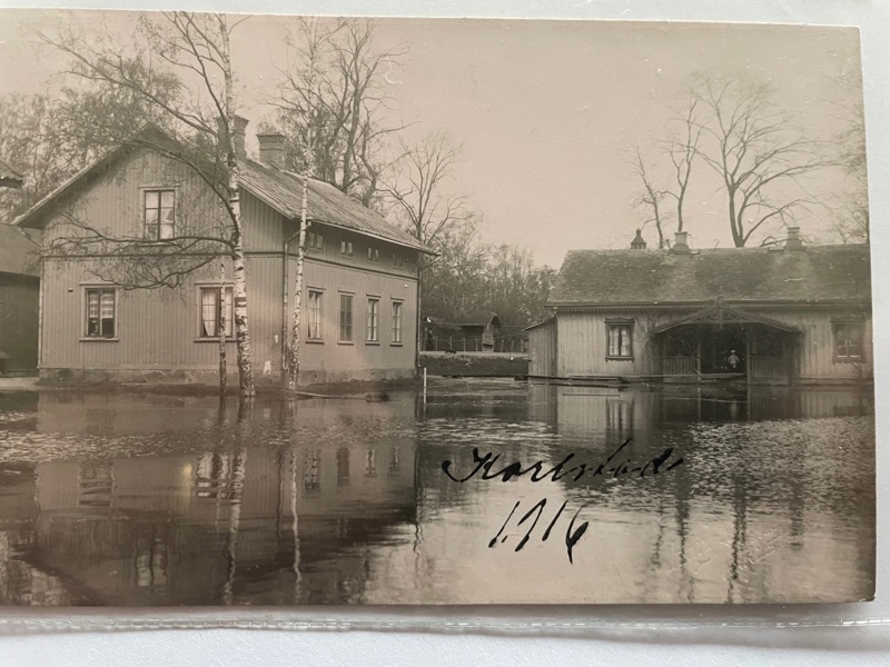 Karlstad; Översvämmning 1916, frankerat 1916