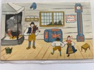 Handmålat; Rättvik, interiör. Ca 1920 (?).