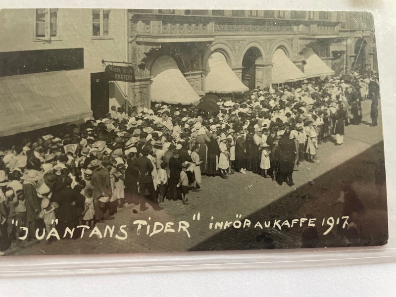 Malmö; I väntans tider, Kaffekö 1917