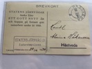 Reklam-kort; SJ - Från dörr till dörr, dat 1934