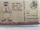 Reklam-kort Owe Victorssons Modeller, frank 1956
