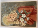 Handmålat (ej vyk) Barbro Malmer, sign 1930