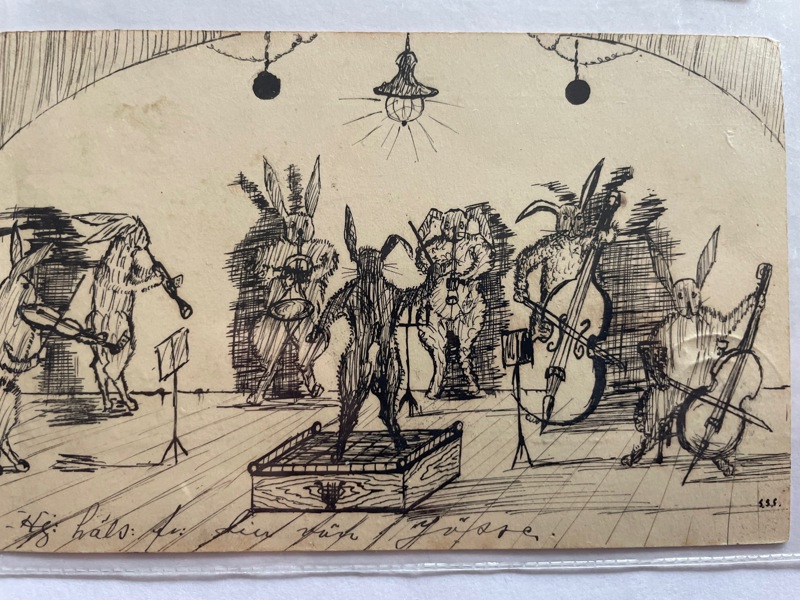 Handmålat; Kanin-orkestern 1912