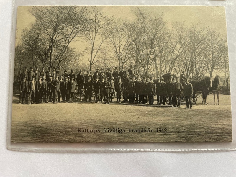 Kattarp; Frivilliga Brandkåren 1912, daterad 1912