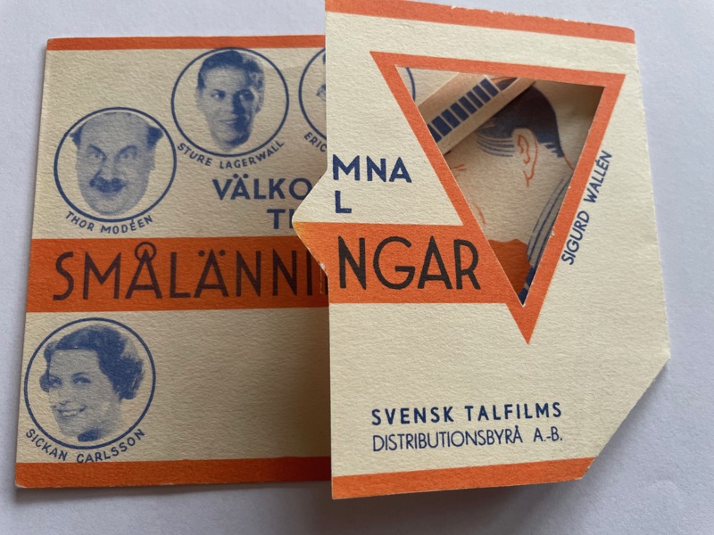 Reklam-kort "Smålänningar", utvikskort, ofrank.