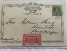 Reklamkort för husbyggnad, frank. 1906.
