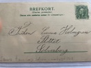 Järnvägs-stationen Kviinge m lok, personal, frank. 1902