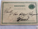 Handmålat; Telegram-blankett, på helsak 1904.