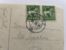 Vinslöv; Byamotiv med T-ford, frank. 1925.