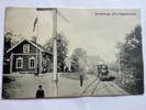 Järnvägs-stationen Jonsberg m lok, stins.
