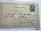 Järnvägs-stationen Ullersäter, med stins, äkta foto.