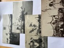Trelleborg; sju olika Tågfärje-invigningen 1909.