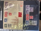 xx/FDC i fyra pärmar 1936 -1970tal. Många FDC med vinjetter.