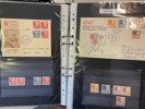 xx/FDC i fyra pärmar 1936 -1970tal. Många FDC med vinjetter.