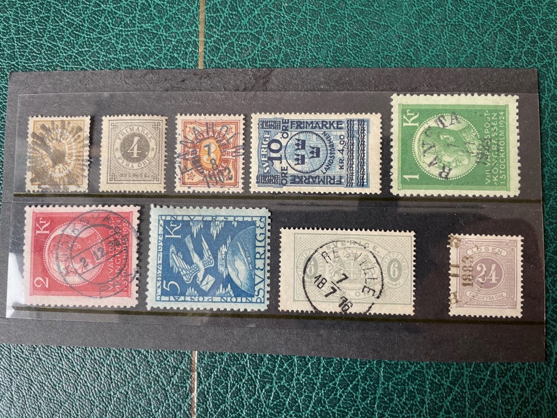 Samling 1855-1974 i Leuchtturm-album