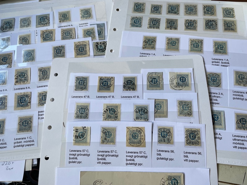 F21; leverans-samling ca 220ex + några brev.