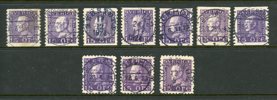 F175A, C; 10ex med lyx-stämplar.