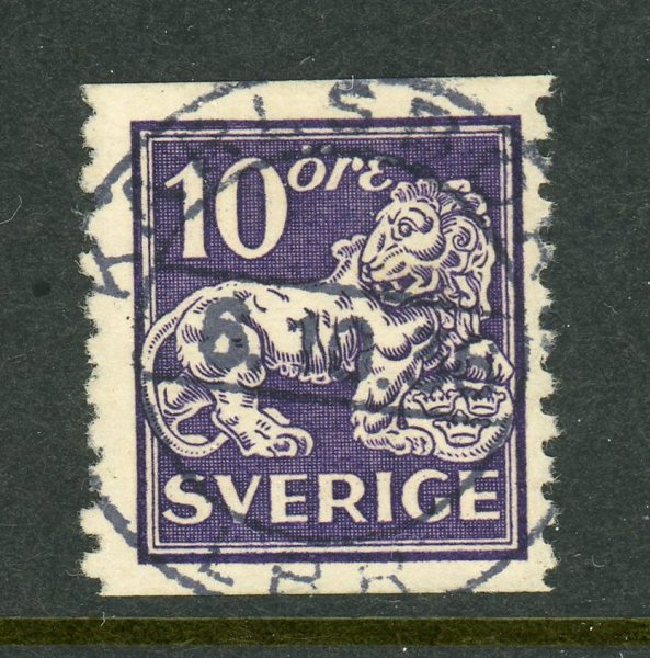 F146 Karlsborg 6.10.36, lyx-stämpel.