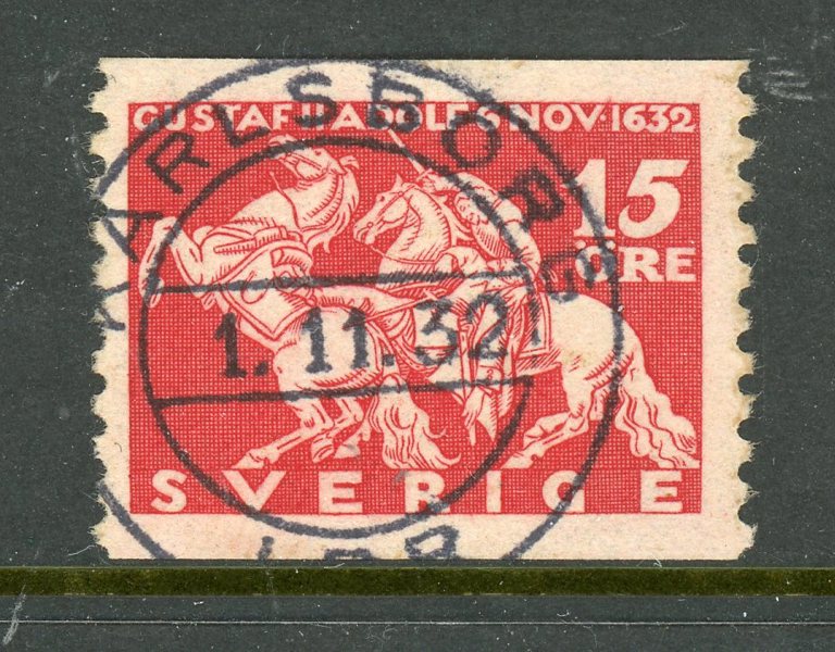 F235A Karlsborg 1.11.32, pr-lyx FÖRSTA DAGEN.