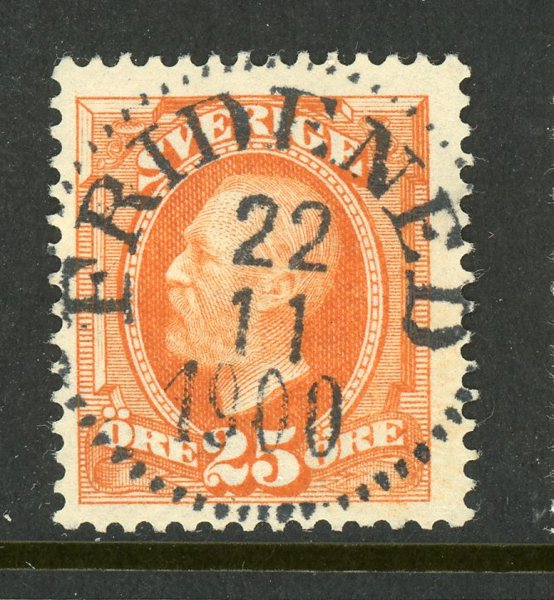 F57 Fridened 22.11.00, perfekt stämpel.