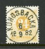 F34 Kungsbacka 6.9.82, perfekt lyx-stämpel.