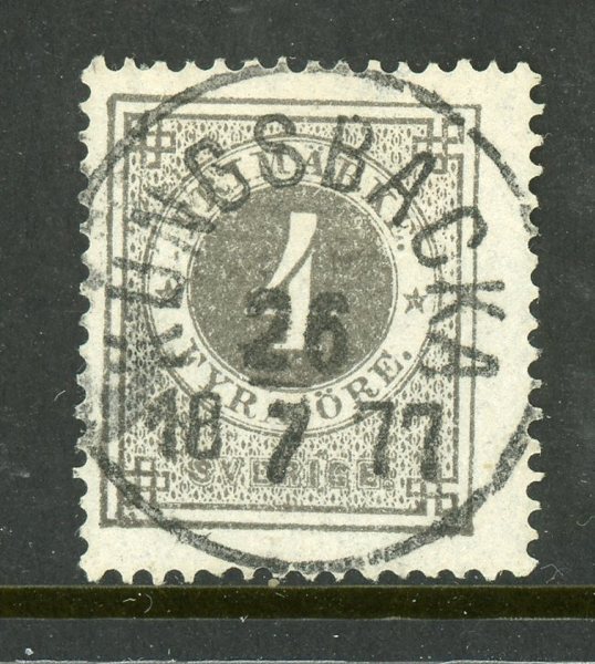 F18 Kungsbacka 26.7.77, perfekt stämpel.