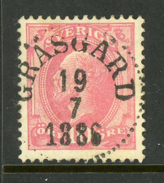 F39 Gräsgård 19.7.86, lyx-stämpel.